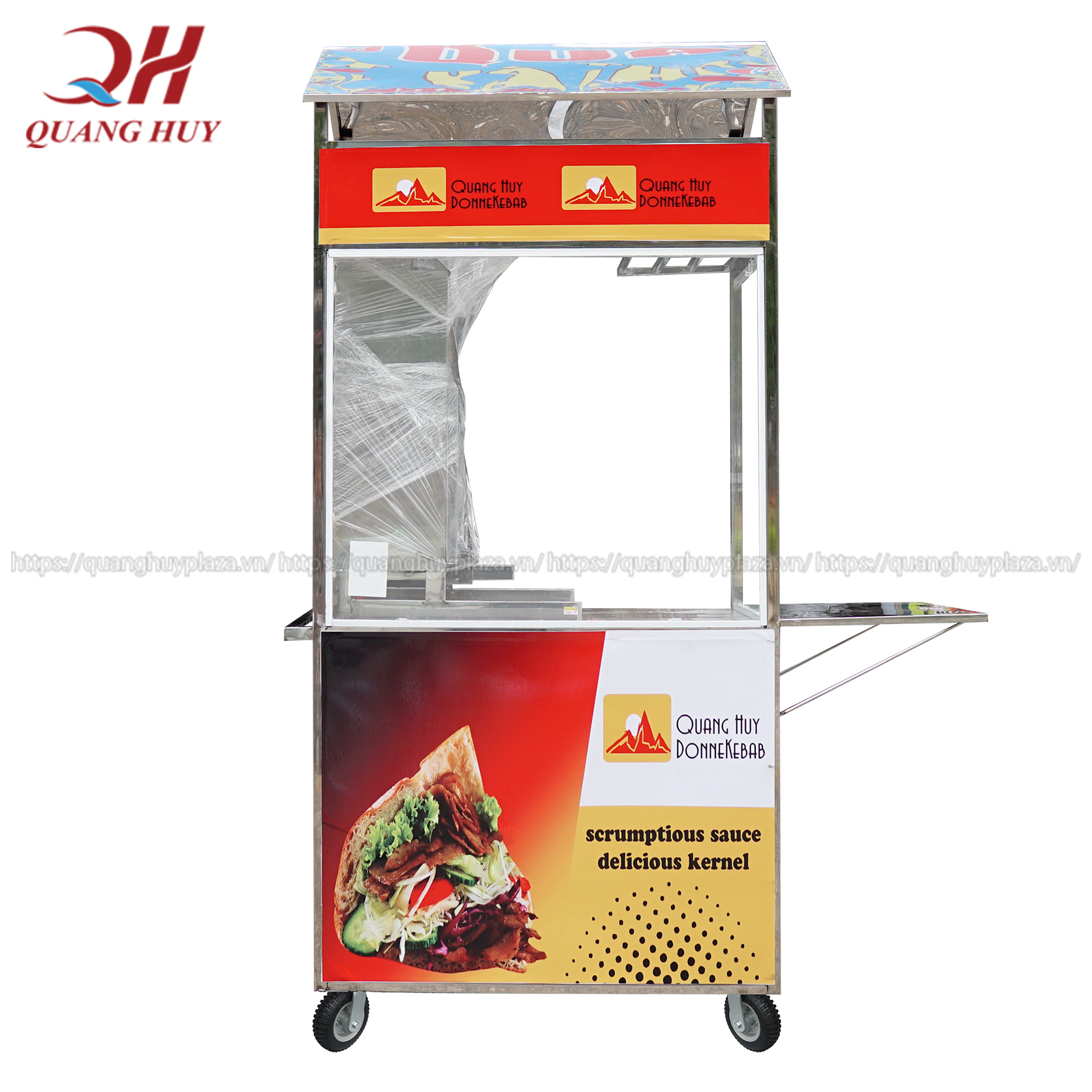 xe bánh mì thổ nhĩ kỳ 90cm với thiết kế gọn mới mẻ tiện lợi