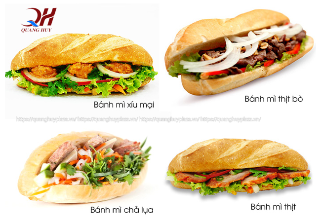 Hiện nay có rất nhiều loại bánh mì Hiện nay có rất nhiều loại bánh mì