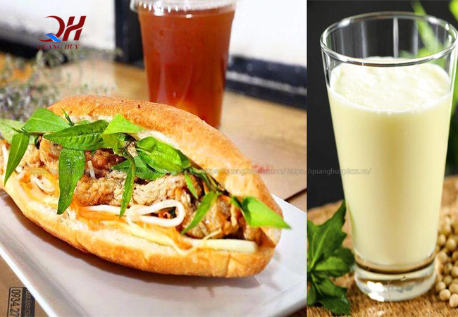 Combo bánh mì sữa đậu đang được yêu thích thời gian gần đây Combo bánh mì sữa đậu đang được yêu thích thời gian gần đây