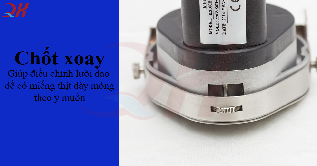 Con ốc điều chỉnh độ dày mỏng của miếng thịt Con ốc điều chỉnh độ dày mỏng của miếng thịt