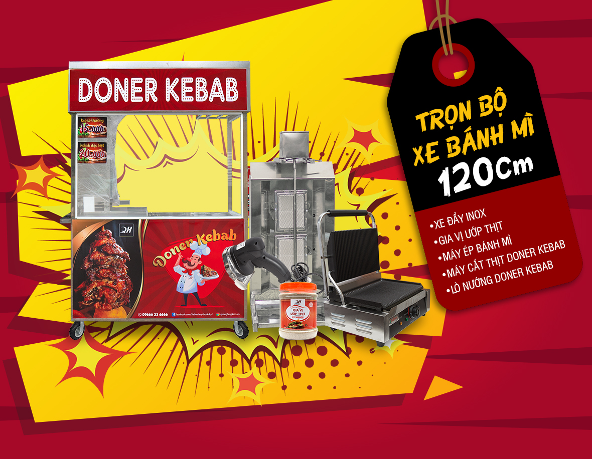 xe bánh mì thổ nhĩ kỳ 1m2 xe bánh mì thổ nhĩ kỳ 1m2