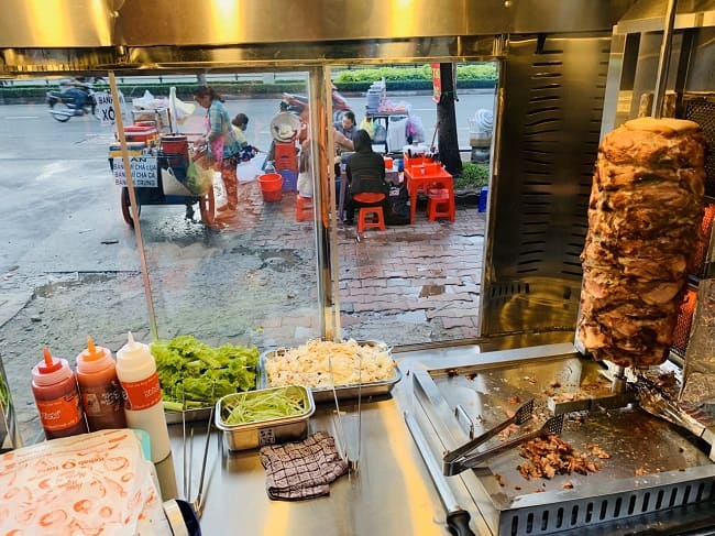 Quán bánh mì Doner Kebab tại Hà Nội