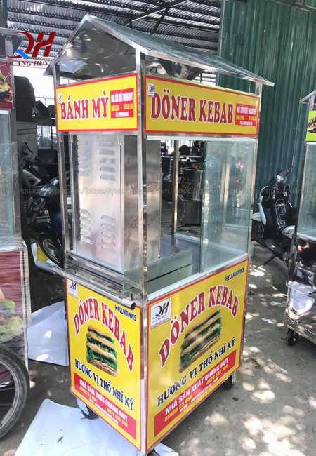 Khung xe bánh mì được làm hoàn toàn từ inox chất lượng cao xe bánh mì thổ nhĩ kỳ cũ ở đâu tốt 4