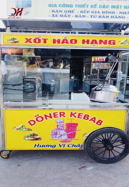 Xe bán xôi bán bánh mì thổ nhĩ kỳ 1m8 Xe bán xôi bán bánh mì thổ nhĩ kỳ 1m8