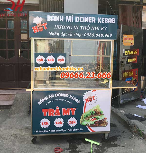 Xe bánh mì thổ nhĩ kỳ 1m5 do Quang Huy sản xuất và phân phối