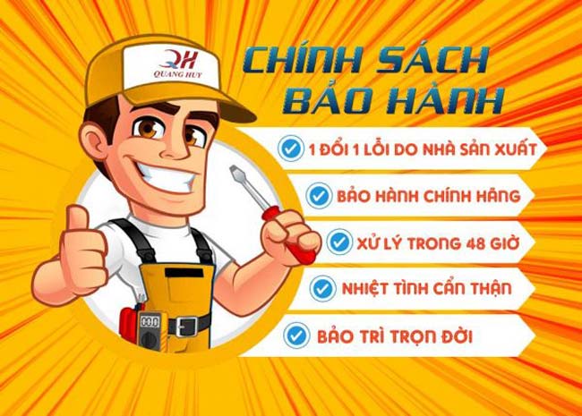 Chính sách bảo hành của Quang Huy