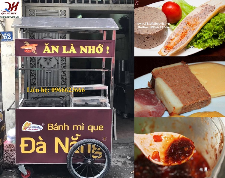 Xe bánh mì que mini, nhỏ gọn, tiện lợi, ngăn nắp