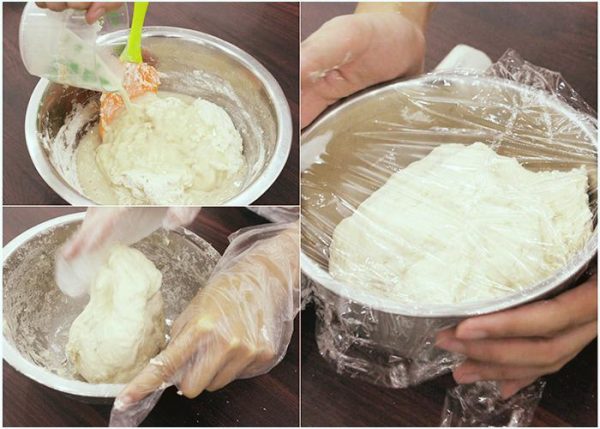Quy trình nặn bột nhào bánh