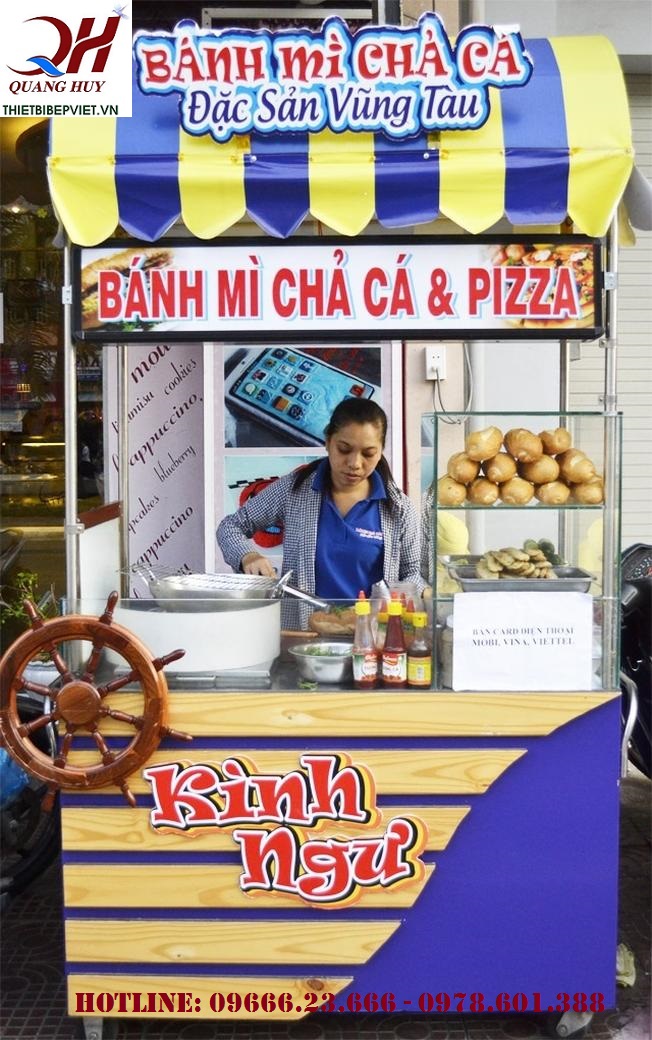 Nhiều người thắc mắc về địa chỉ mua xe bánh mì chả cá tại Đồng Nai