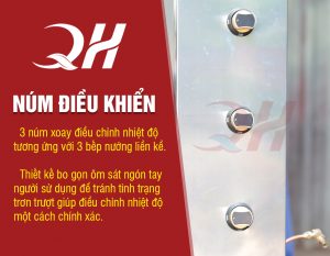 Núm điều khiển sử dụng dễ dàng