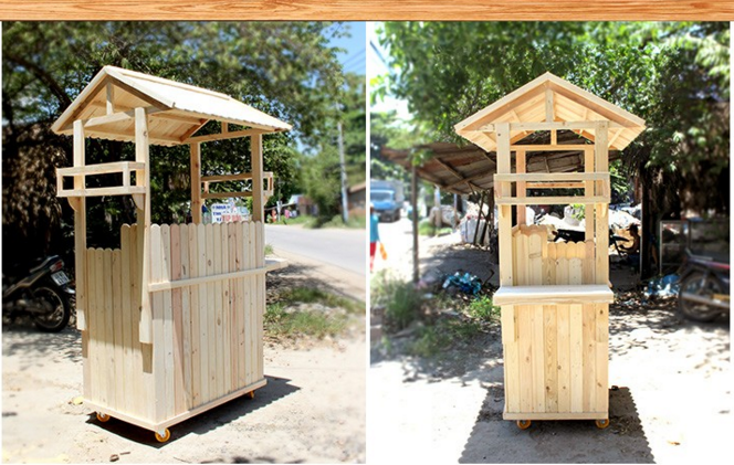 Mẫu thiết kế xe bánh mì gỗ những năm 90 được phục dựng lại