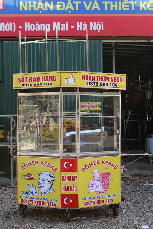 Xe bánh mì Lục Lăng tại địa chỉ bán xe bánh mì Thổ Nhĩ Kỳ Quang Huy