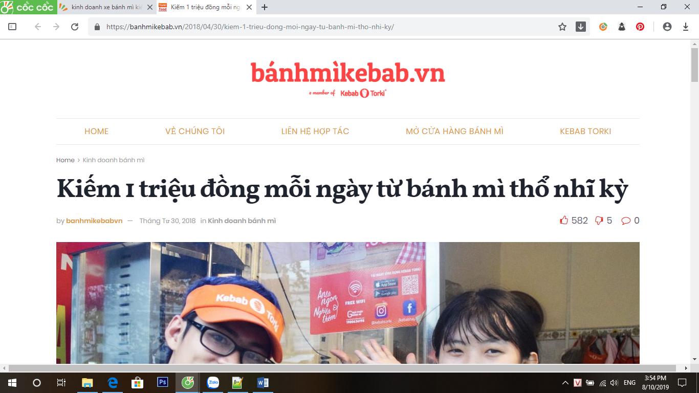 Kinh doanh xe bánh mì thu lợi nhuận cao