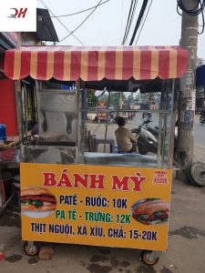 Xe bánh mì Pate giá rẻ 2