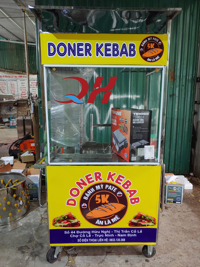 Xe bánh mì Doner Kebab 90cm