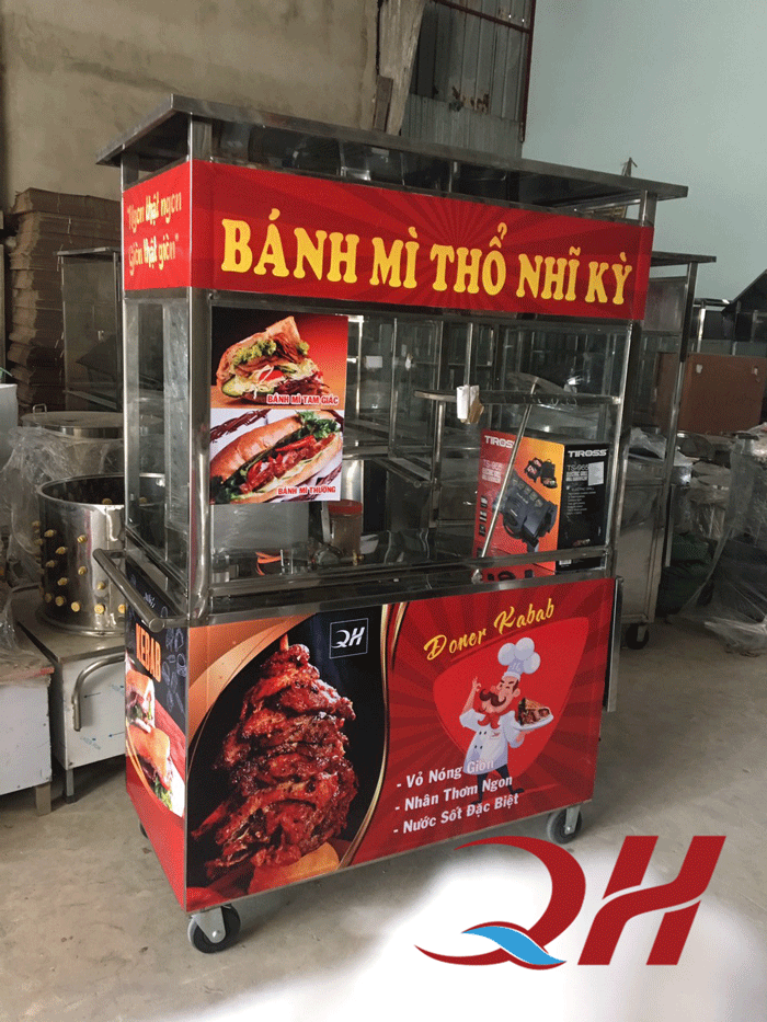 Thiết kế tủ bán bánh mì đẹp 2