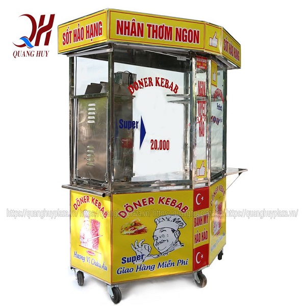 Xe bánh mì thổ nhĩ kỳ lục giác đa năng mới mẻ