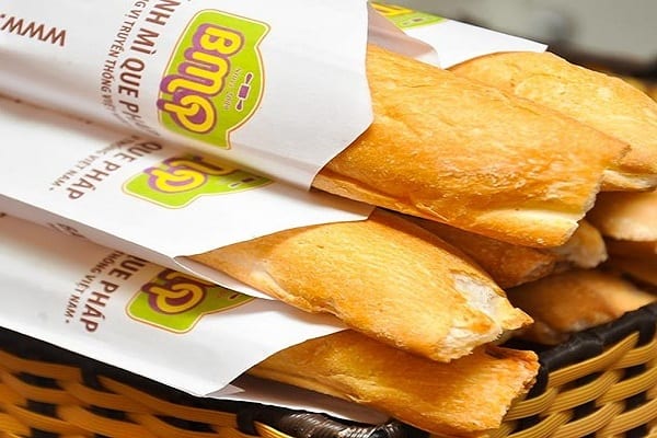 In túi giấy đựng bánh mì que đẹp, lịch sự
