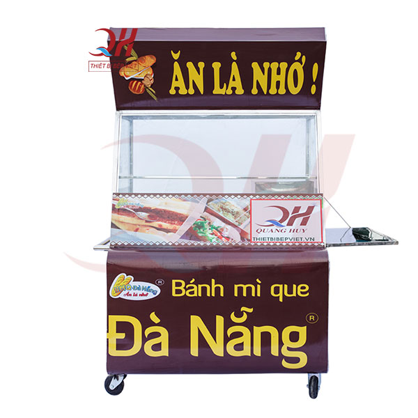 Xe bán bánh mì que Quang Huy