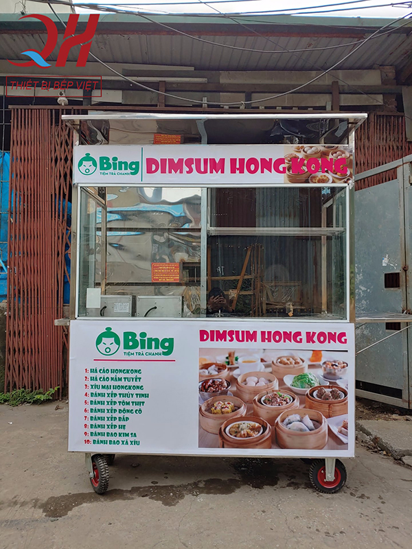 Xe bán đồ ăn vặt do Quang Huy sản xuất và phân phối