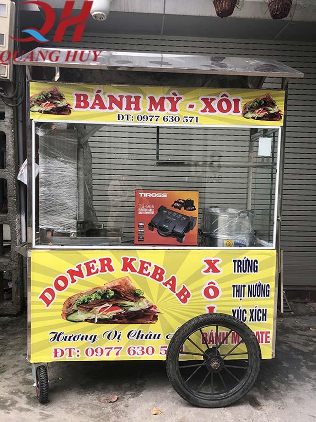 Xe bánh mì 1m6 Quang Huy 