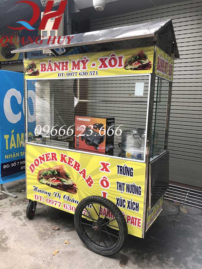 Xe bánh mì 1m6 Quang Huy 