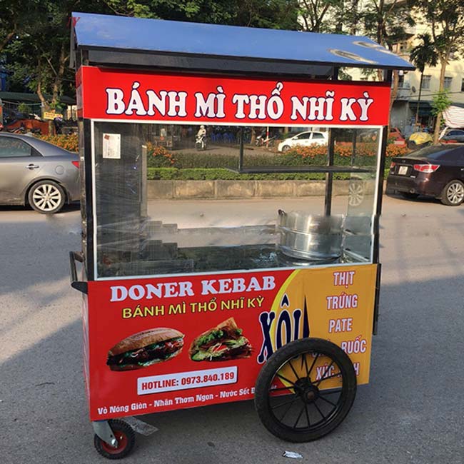 Xe bán bánh mì Thổ Nhĩ Kỳ