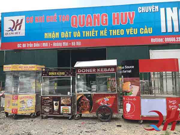 Tủ bán bánh mì Inox