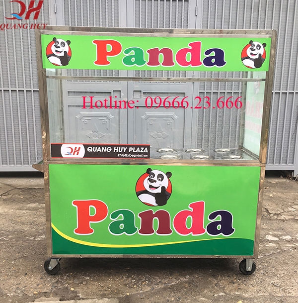 Tủ quầy bán cháo dinh dưỡng panda