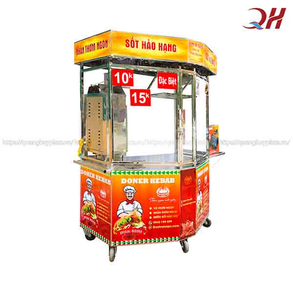 Tủ bán bánh mì Inox