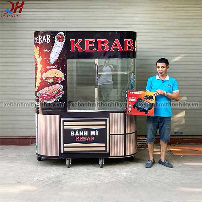 Quang Huy phân phối xe bánh mì doner kebab giá rẻ