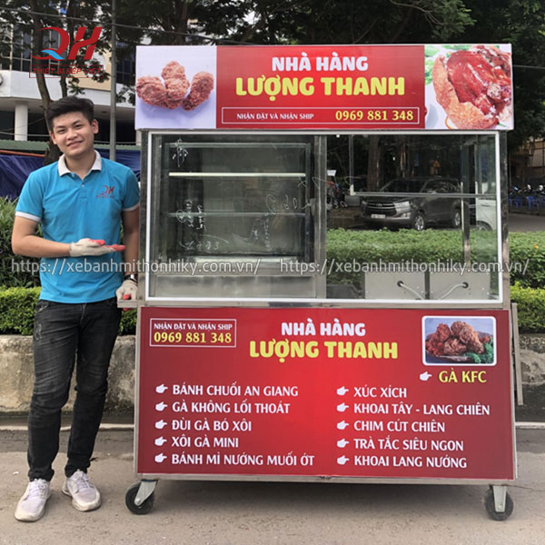 Xe bán đồ chiên Quang Huy