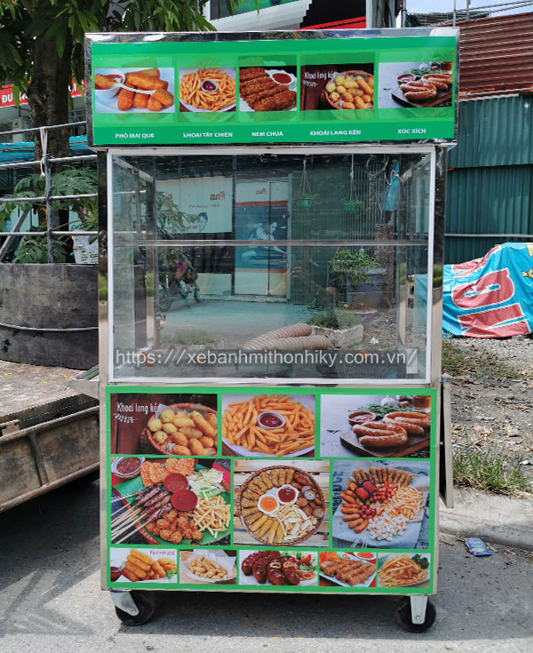 xe bán đồ ăn vặt Quang Huy