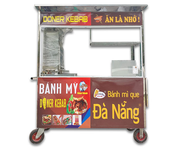 Xe bánh mì que Đà Nẵng thiết kế theo yêu cầu Xe bánh mì que Đà Nẵng thiết kế theo yêu cầu