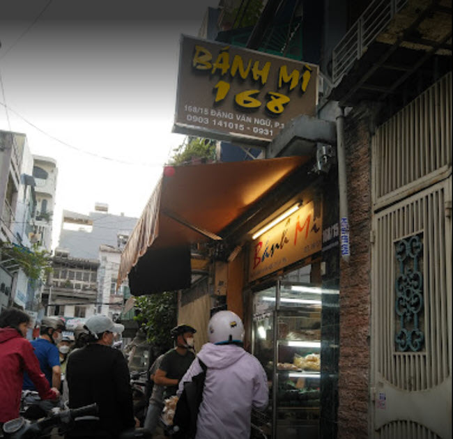 Tiệm bánh mì 168 Sài Gòn