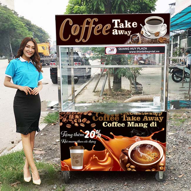 Quang Huy sản xuất và phân phối xe cafe giá tốt