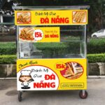 Xe bánh mì que 2m Miễn Phí Decal Bảo hành lên đến 6 năm