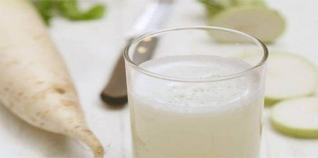 Hướng dẫn cách làm nước ép của cải trắng đơn giản tại nhà