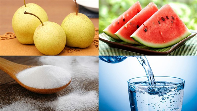 Nước ép lê dưa hấu