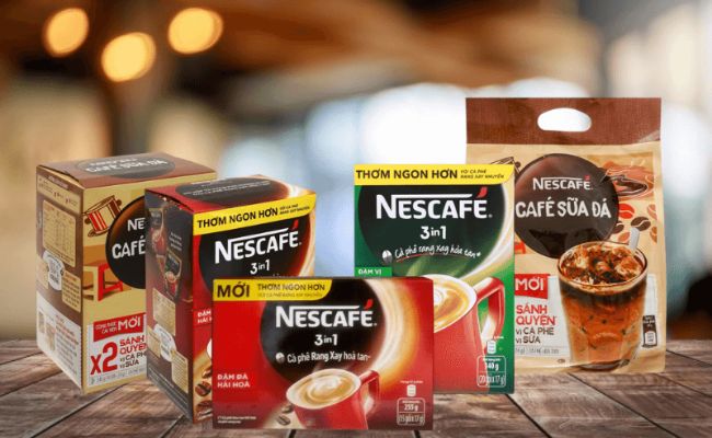 Nescafe là cà phê gói nổi tiếng