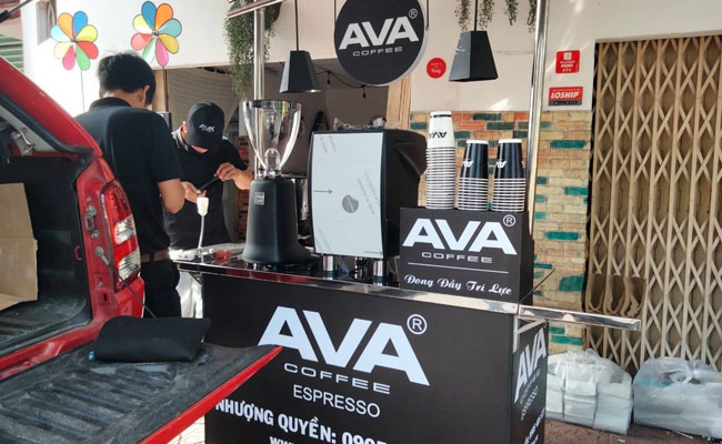 thương hiệu cafe take away AVA coffee