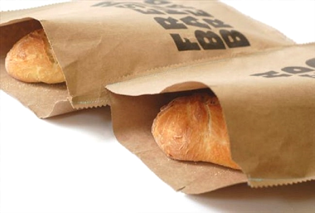 bọc bánh mì bằng túi giấy