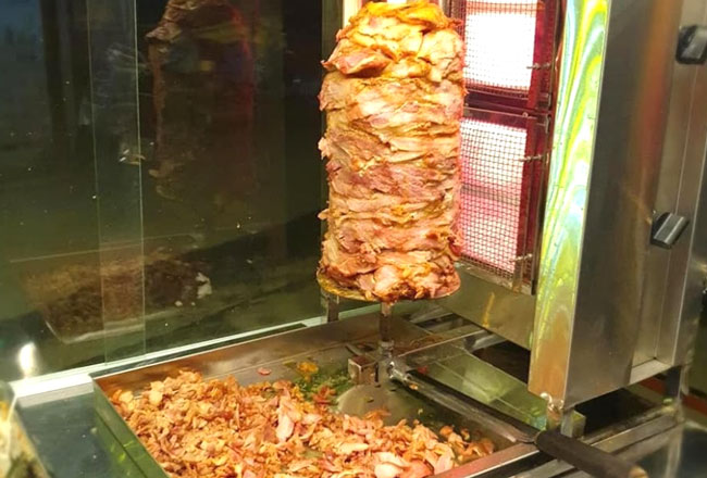 lò doner kebab 4 buồng tăng năng suất