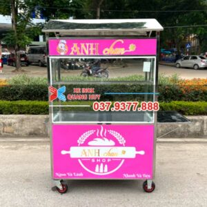 Xe bán bánh mì 1m2 Anh Chan