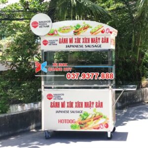 Xe bán bánh mì xúc xích Nhật Bản 1m2