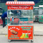 Xe bán coffee 1m2 Quỳnh Nhi mái vòm