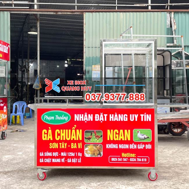 Xe bán gà vịt 1m5 Phạm Thoắng