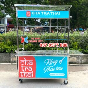 Xe đẩy bán trà sữa 1m5 Cha Tra Thai