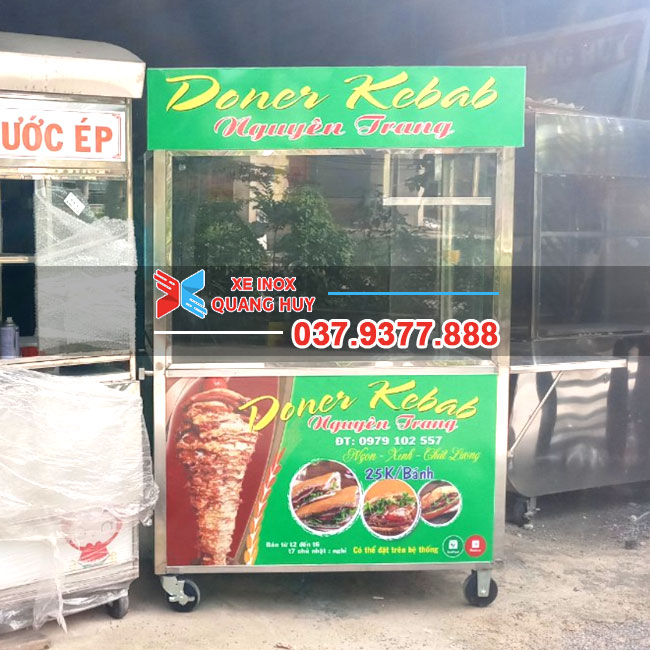 Xe bán bánh mì Kebab 1m2 Nguyên Trang