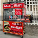Xe đẩy bán bánh mì Kebab 1m2 Nhật’d